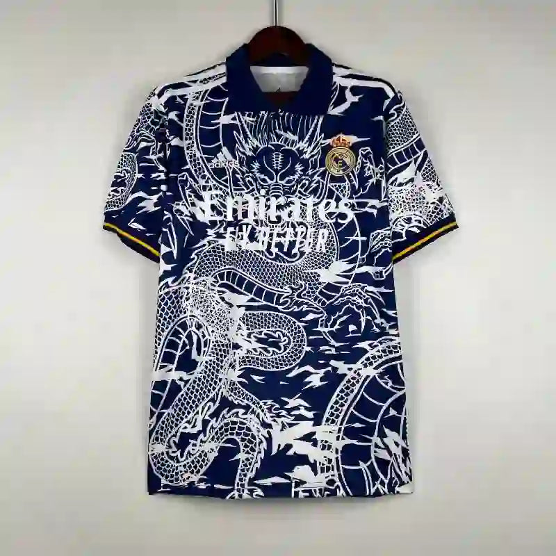 Real Madrid Blue Dragon Shirt