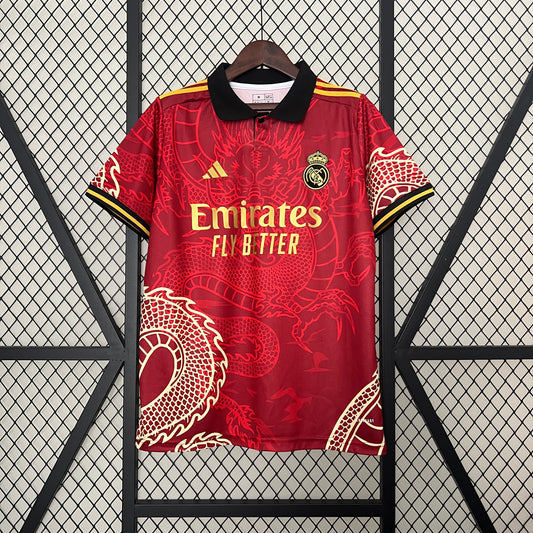 Real Madrid Red Dragon Shirt