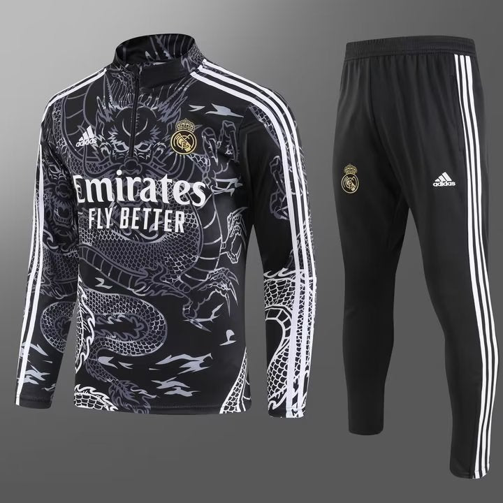 Real Madrid Black Dragon Track Suit