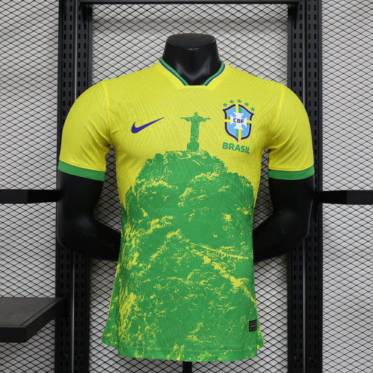 Brazil Yellow Christ The Redeemer Shirt