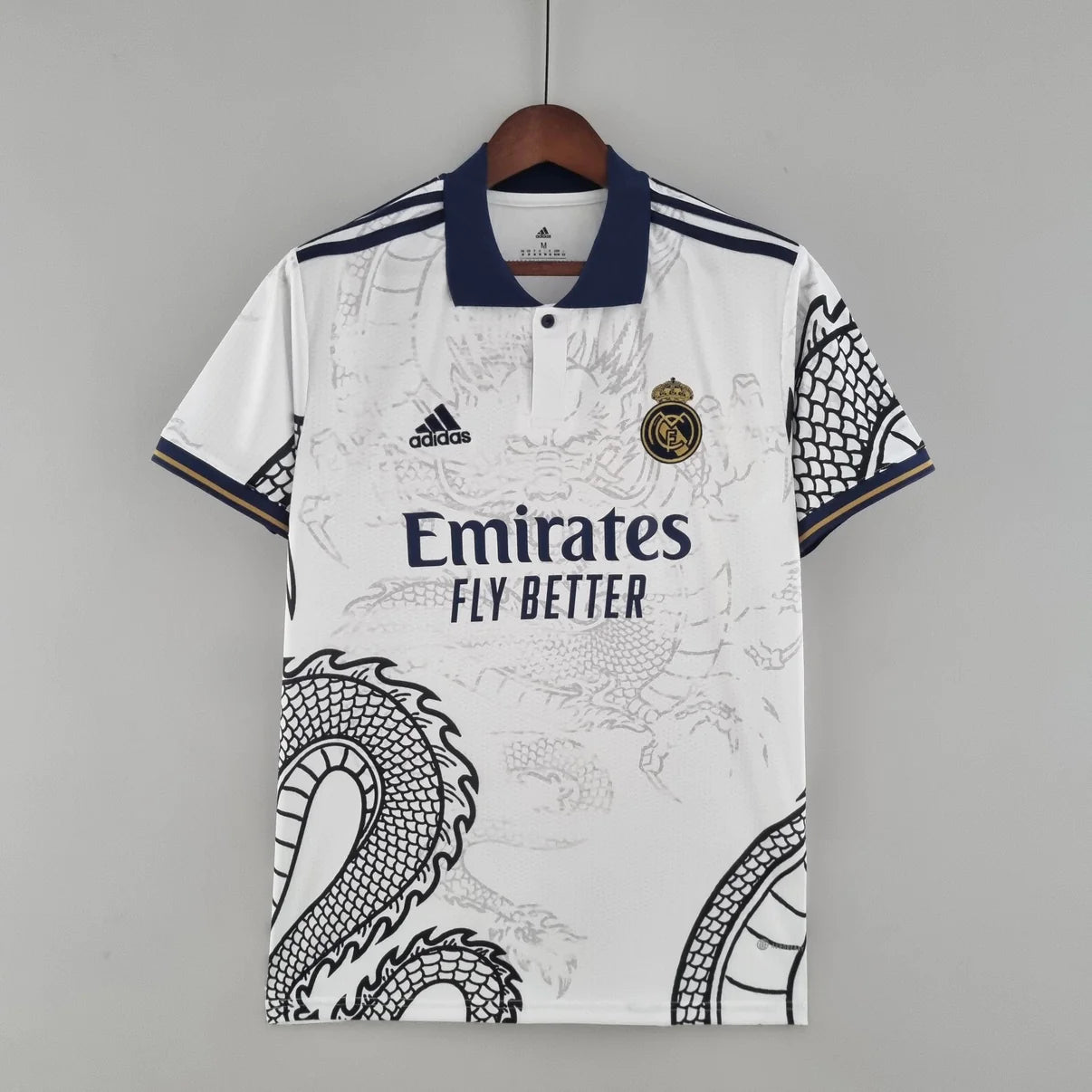 Real Madrid White Dragon Shirt