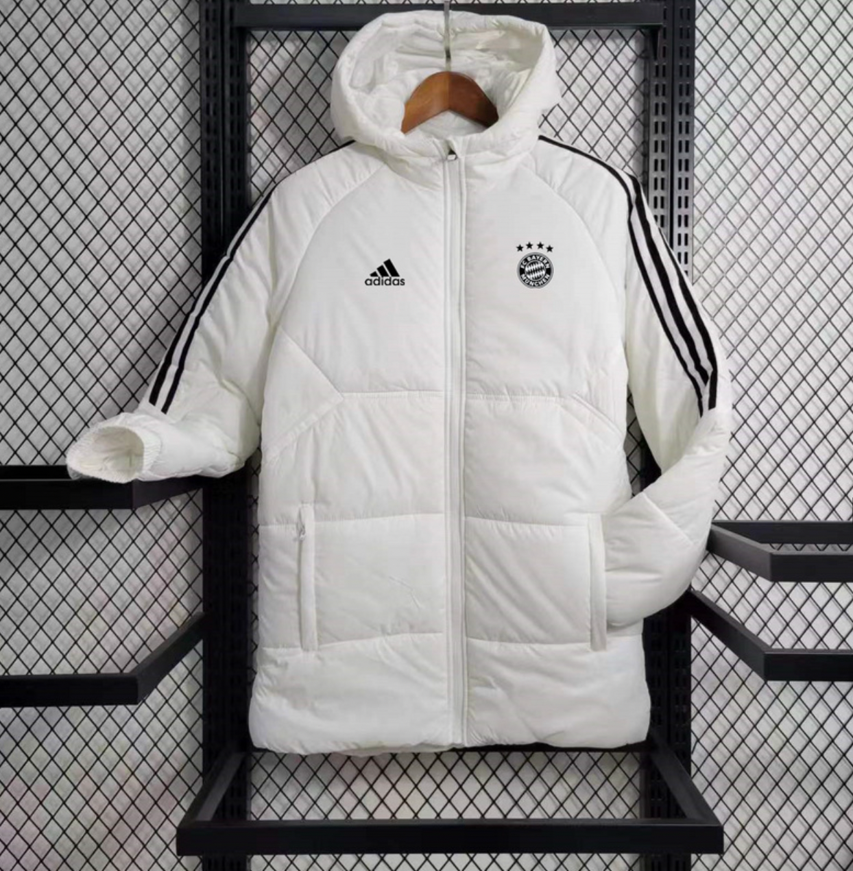 Bayern Puffer Jacket White