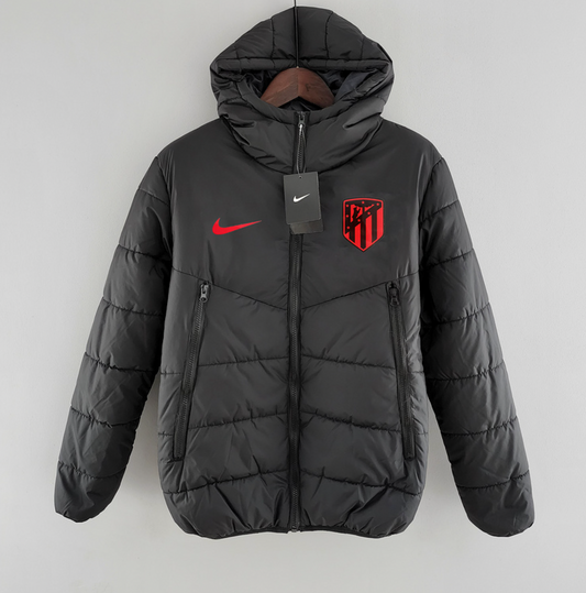 Atletico Madrid Puffer Jacket Black
