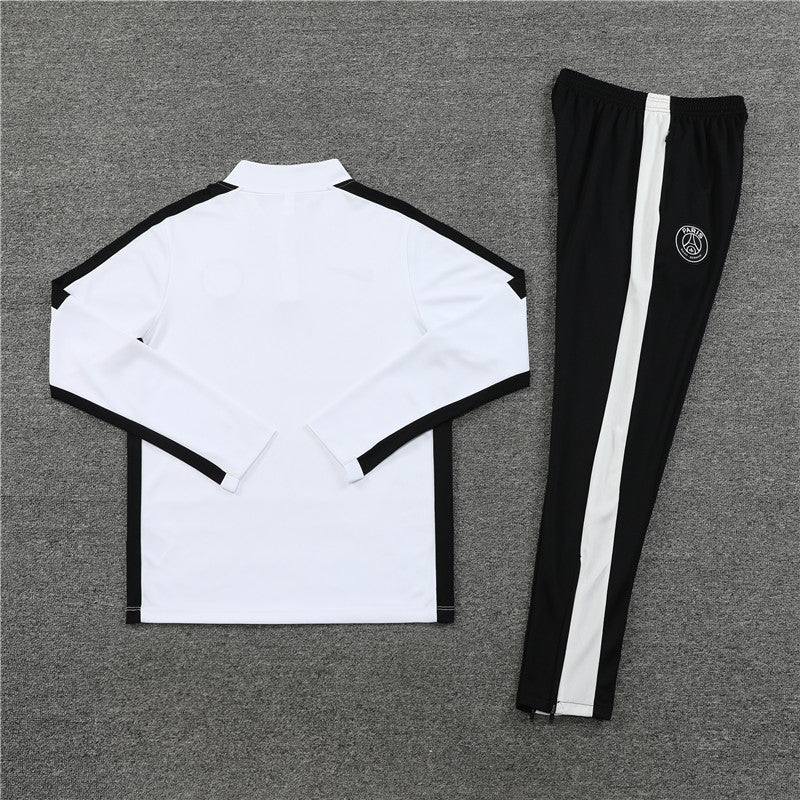 White and Black PSG Track Suit